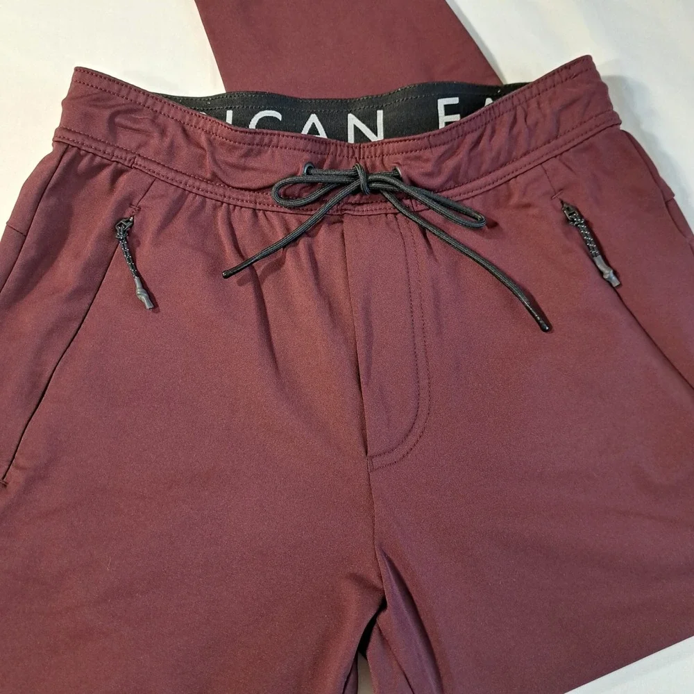 American Eagle Jogger Men's XS‎ Burgundy Activewear Pants Athletic Pants Running